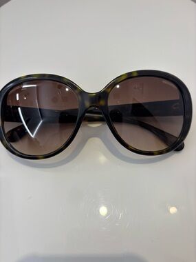 Tortoiseshell Oversized Women's Sunglasses - Brown Lenses